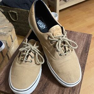 Vans Men's Tan Canvas Sneakers